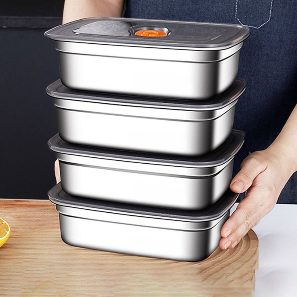 Stainless Steel Camping Lunch  - Meal Prep Freezer recension och pris