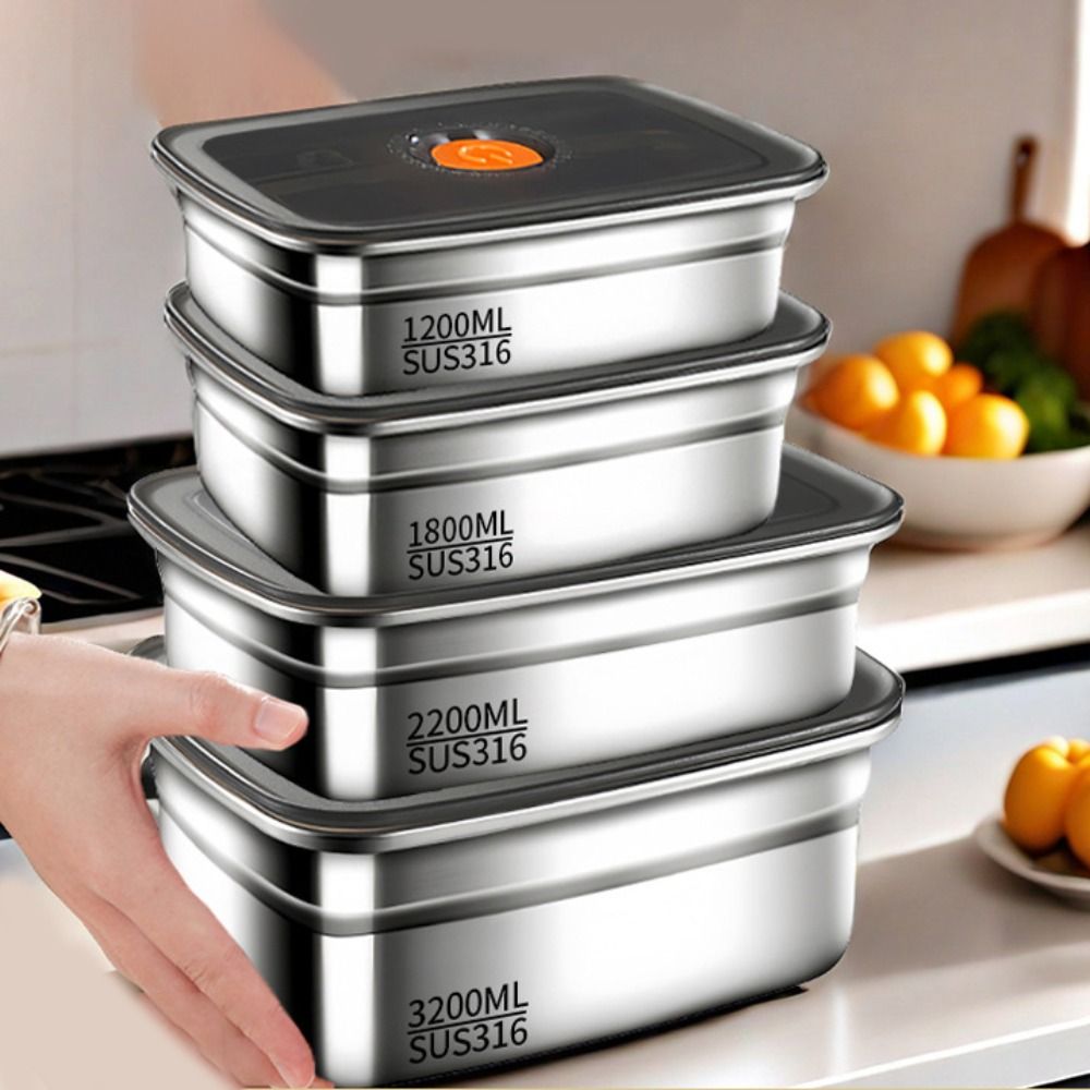 Stainless Steel Camping Lunch  - Meal Prep Freezer recension och pris