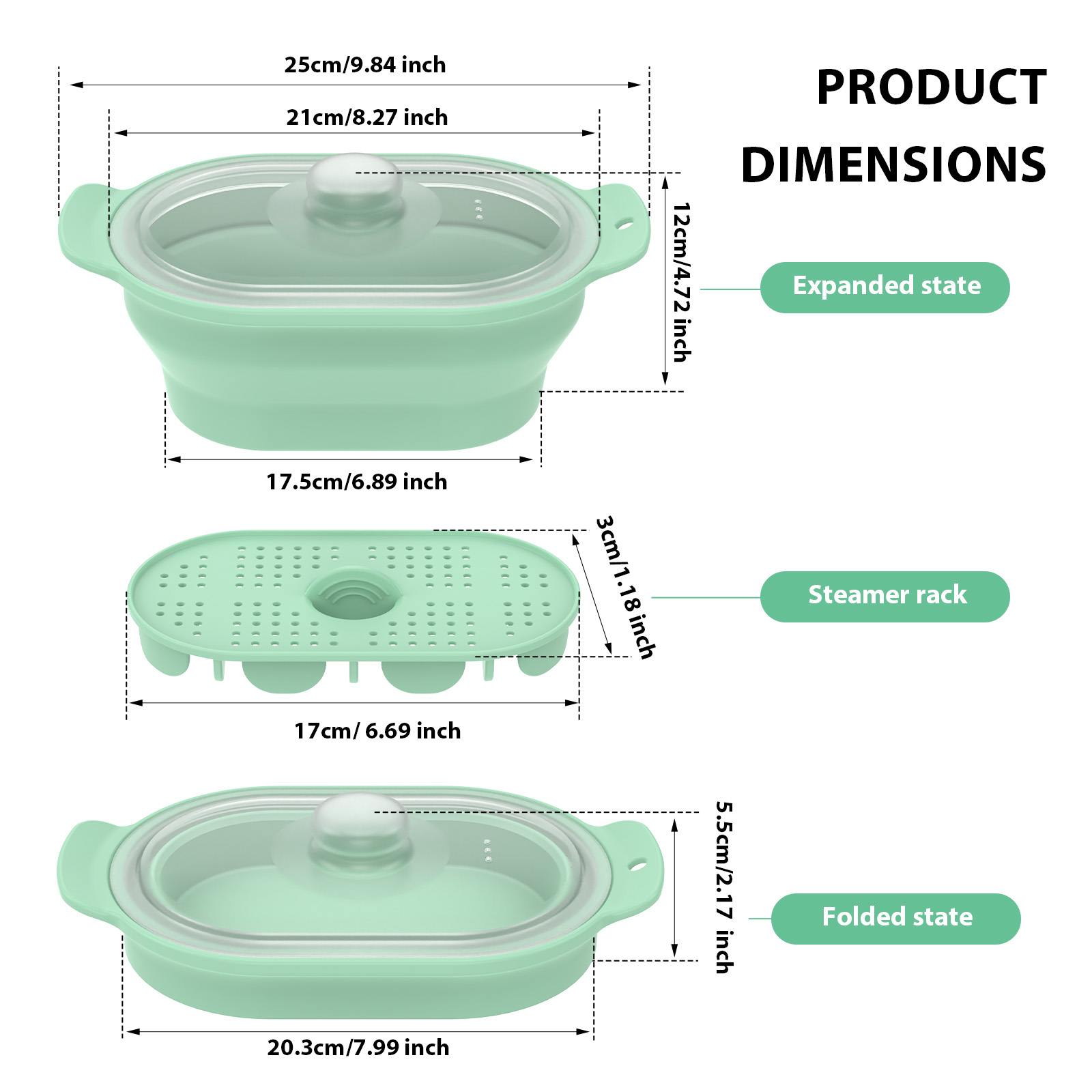 Silicone Microwave Vegetable S - Meal Prep Frozen Vegetables recension och pris