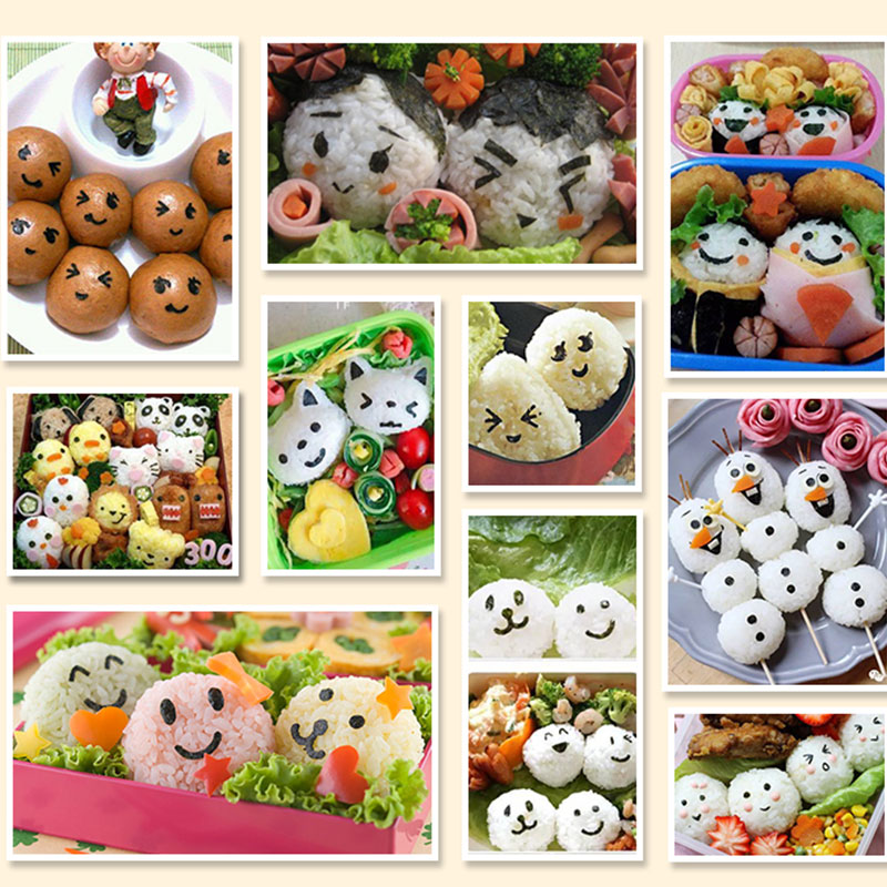 Cartoon Rice Ball Molds DIY Sm - Rice Ball Mold recension och pris