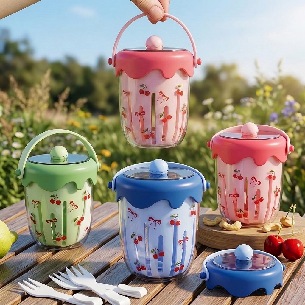 Plastic Overnight Oats Contain - Meal Prep Yogurt Cups recension och pris