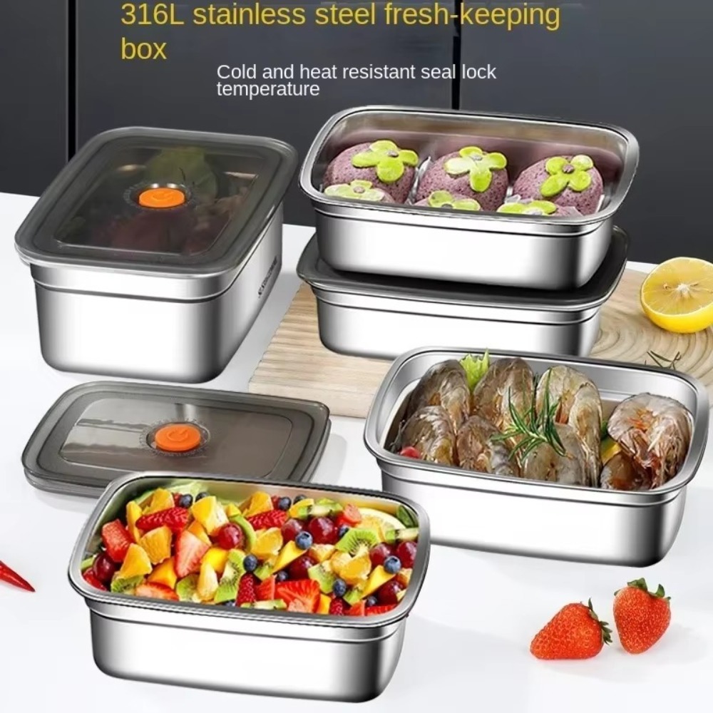 Stainless Steel Camping Lunch  - Meal Prep Freezer recension och pris