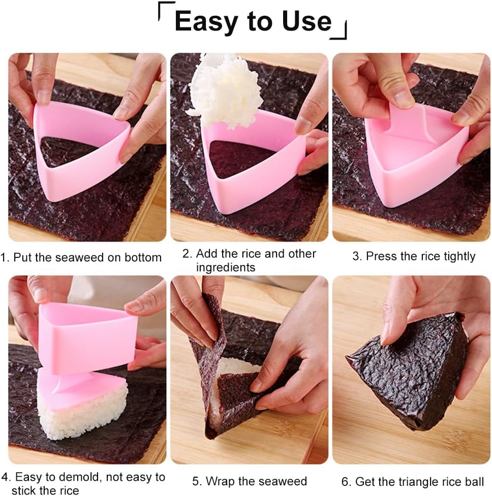 2pcs Sushi Mold Onigiri Rice B - Rice Ball Mold recension och pris