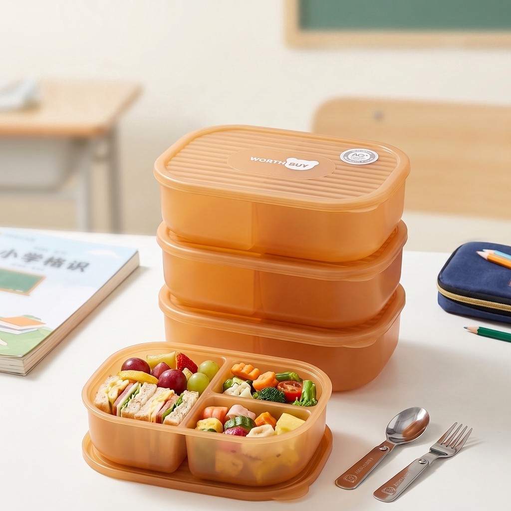 Japanese Plastic Bento Box Kid - Meal Prep Japanese recension och pris