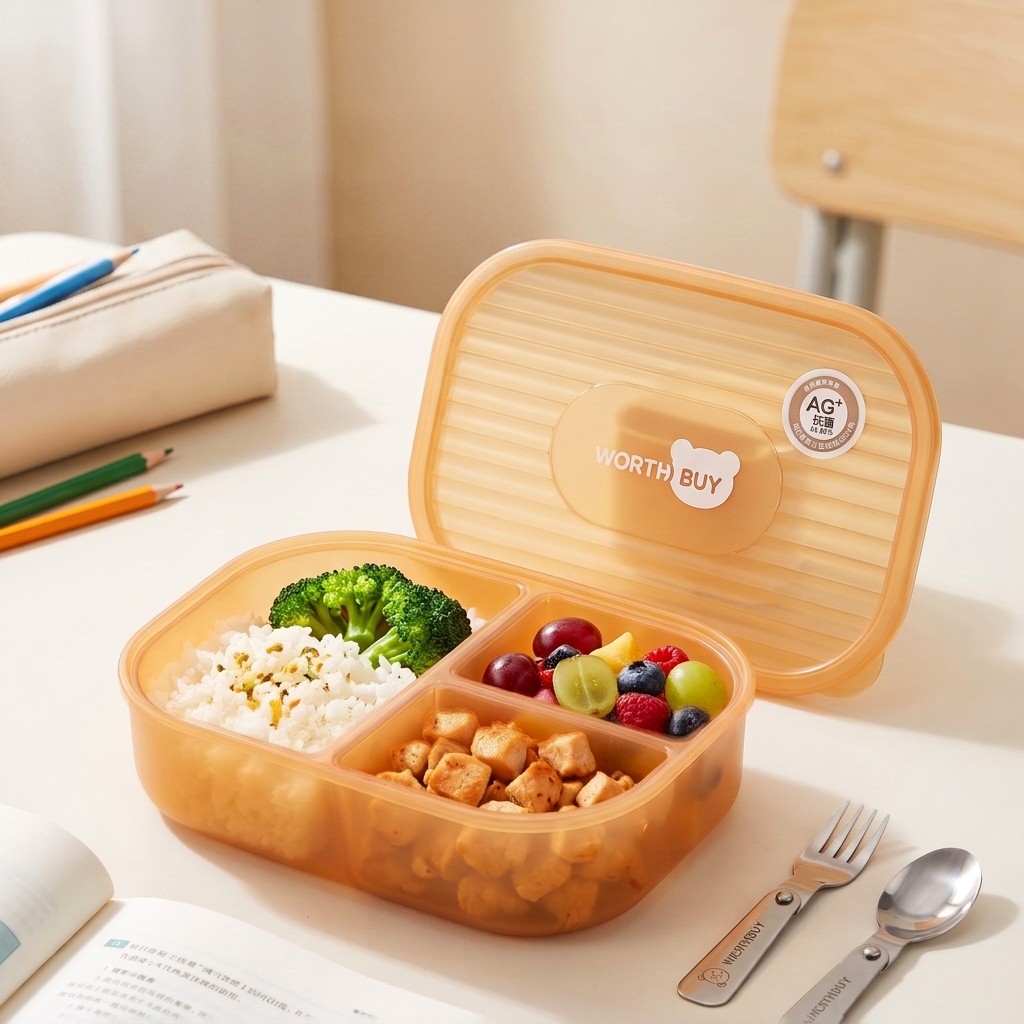 Japanese Plastic Bento Box Kid - Meal Prep Japanese recension och pris