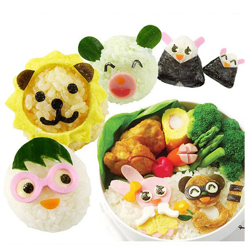 2/3/4Pcs Bento Decoration Rice - Rice Ball Mold recension och pris