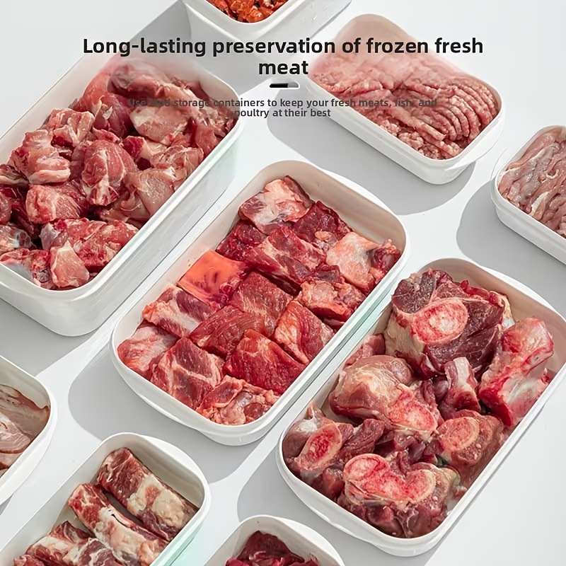 10Pcs Reusable Stackable Food  - Meal Prep Freezer recension och pris