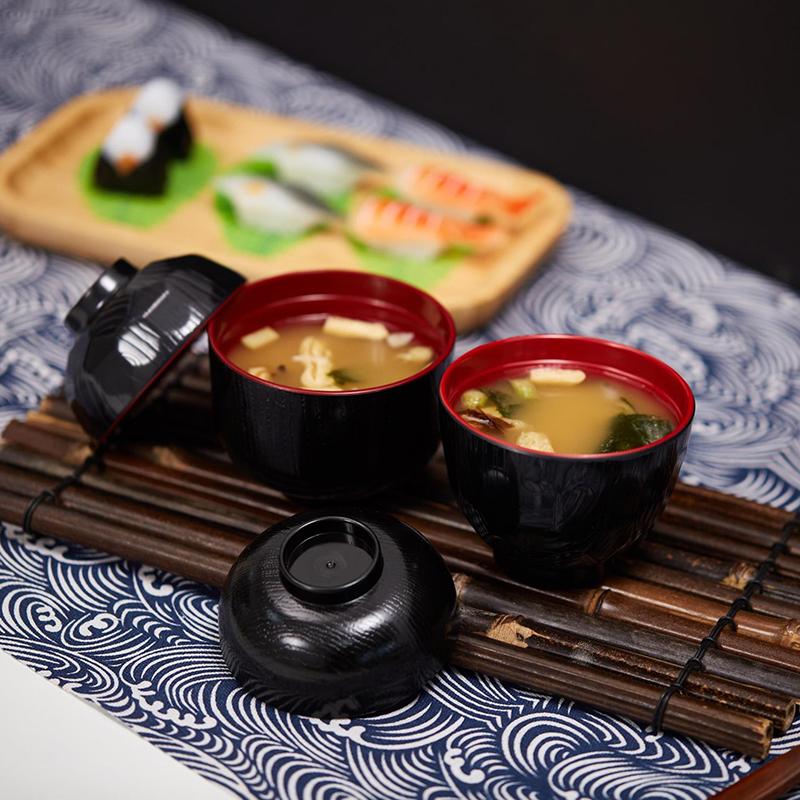 2 Tone Miso Soup Bowl with Lid - Meal Prep Japanese recension och pris
