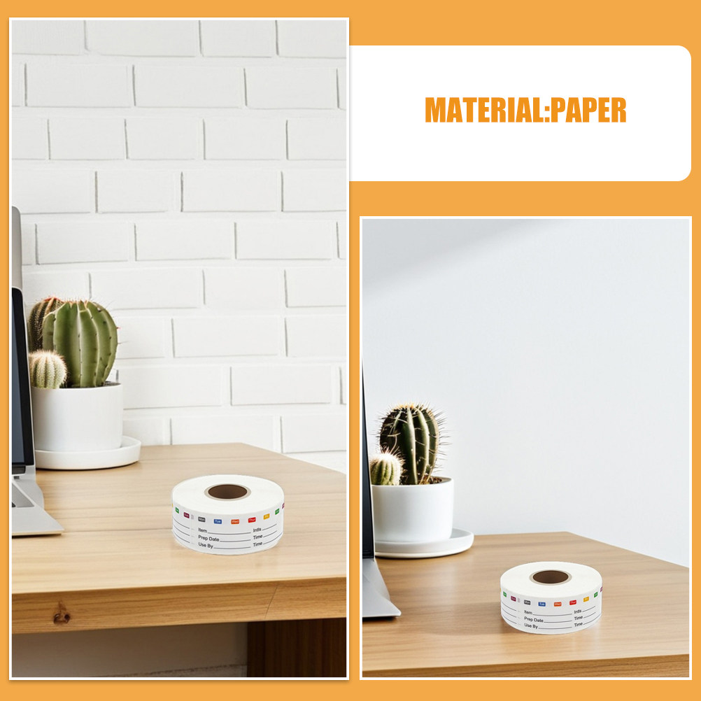 2Rolls Food Date Stickers Remo - Meal Prep Freezer recension och pris