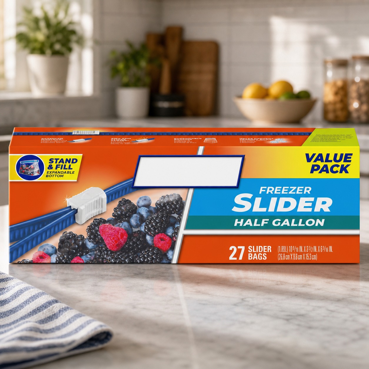 27ct Half Gallon Freezer Slide - Meal Prep Freezer recension och pris