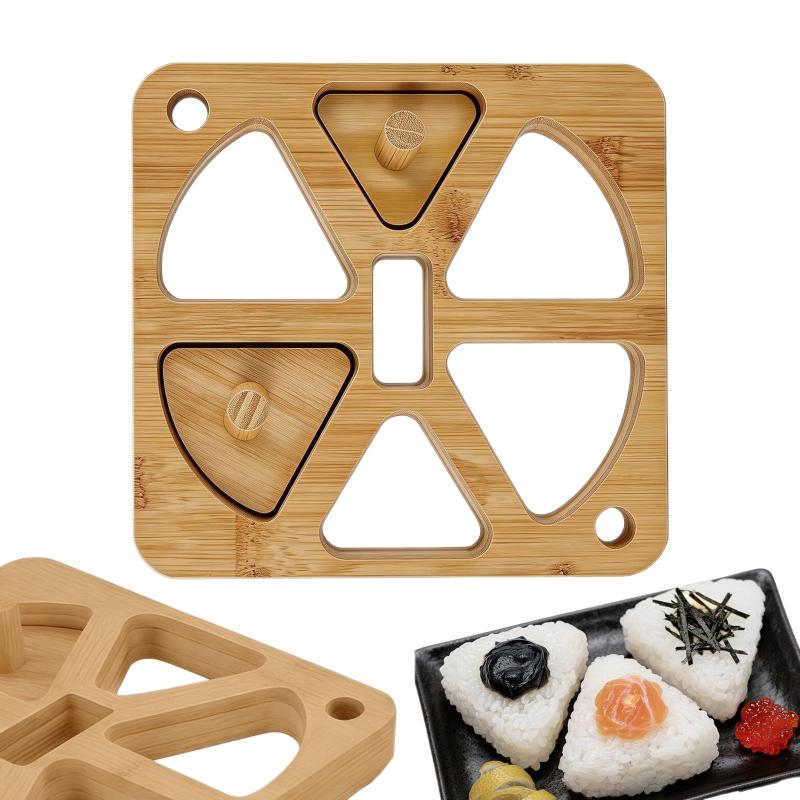 Wooden Onigiri Rice Ball Mold  - Meal Prep Japanese recension och pris