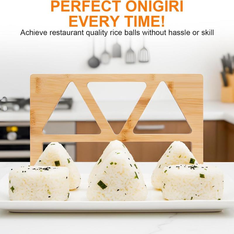 Wooden Onigiri Rice Ball Mold  - Meal Prep Japanese recension och pris