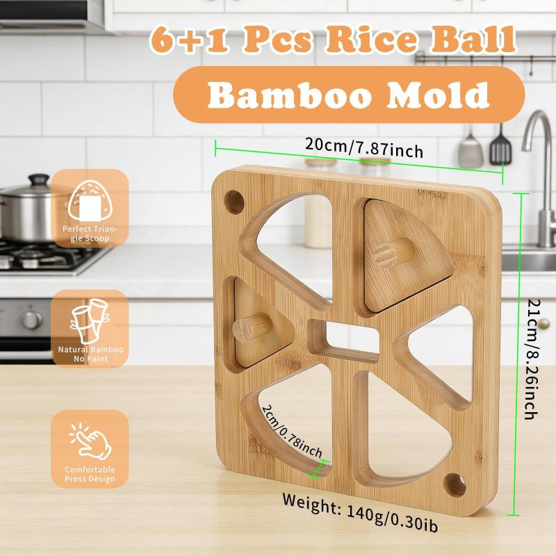 Wooden Onigiri Rice Ball Mold  - Meal Prep Japanese recension och pris