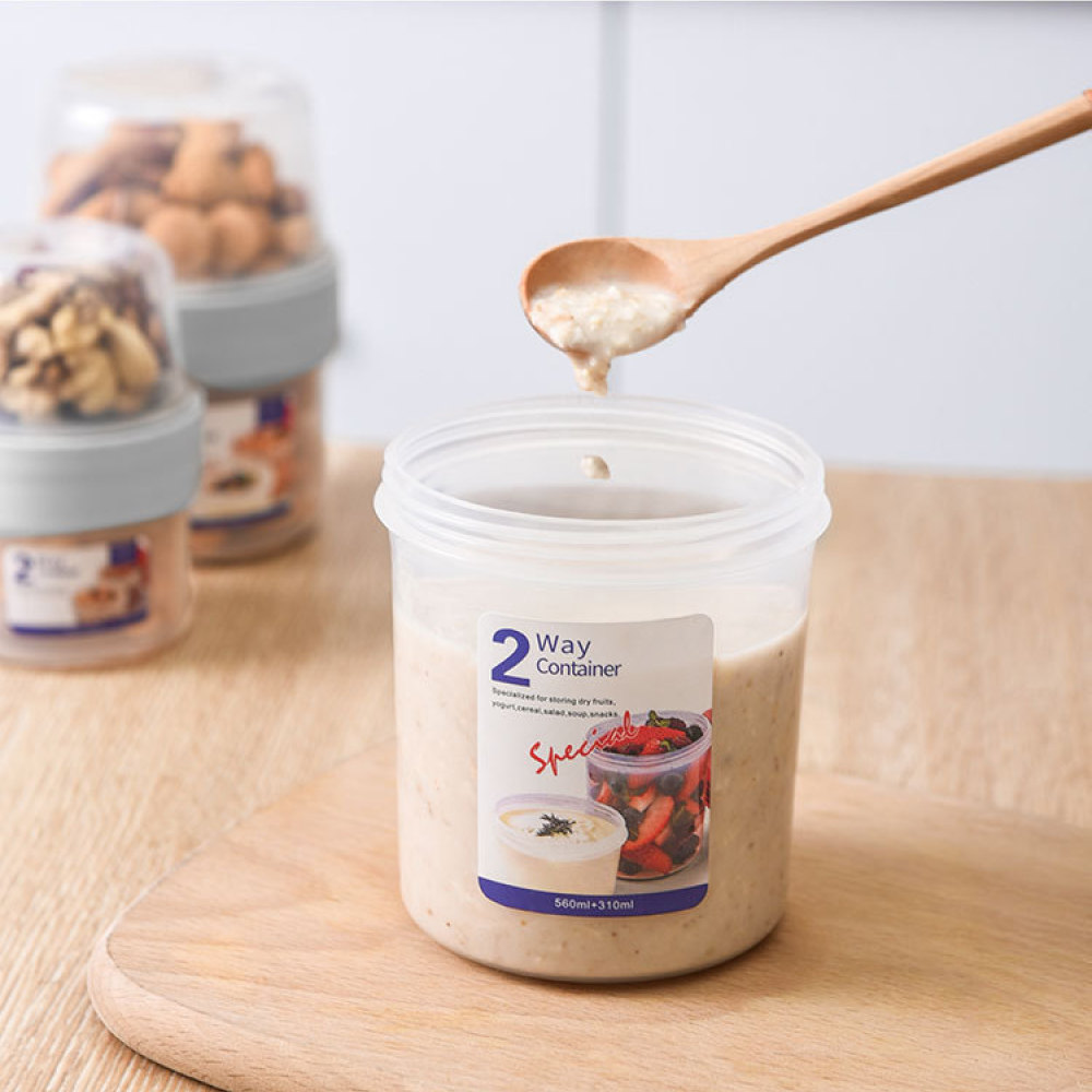 Double Layer Leakproof Food Ca - Meal Prep Yogurt Cups recension och pris